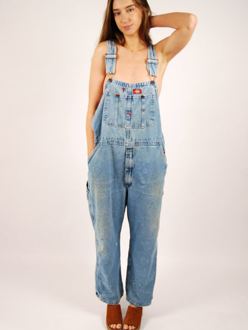 Y2K Dickies Overalls (XL) blue denim vintage workwear dungarees utility mens